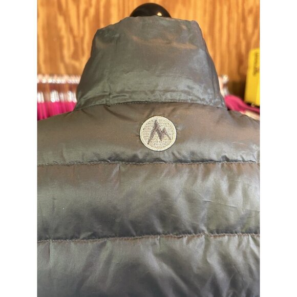 MARMOT Dark Gray 800 Fill Down Puffer Vest Lightweight Quilted Women's Size S - Picture 7 of 13